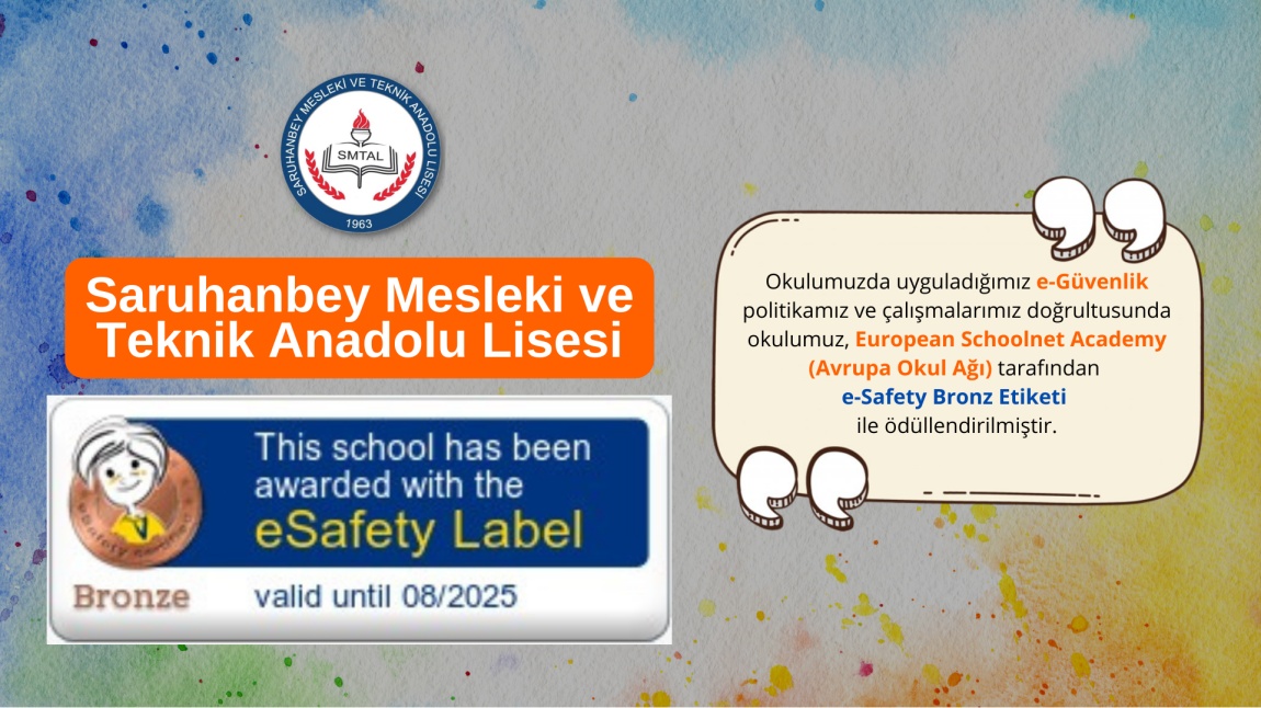 European Schoolnet Academy (Avrupa Okul Ağı) Tarafından e-Safety Bronz Etiketini Aldık